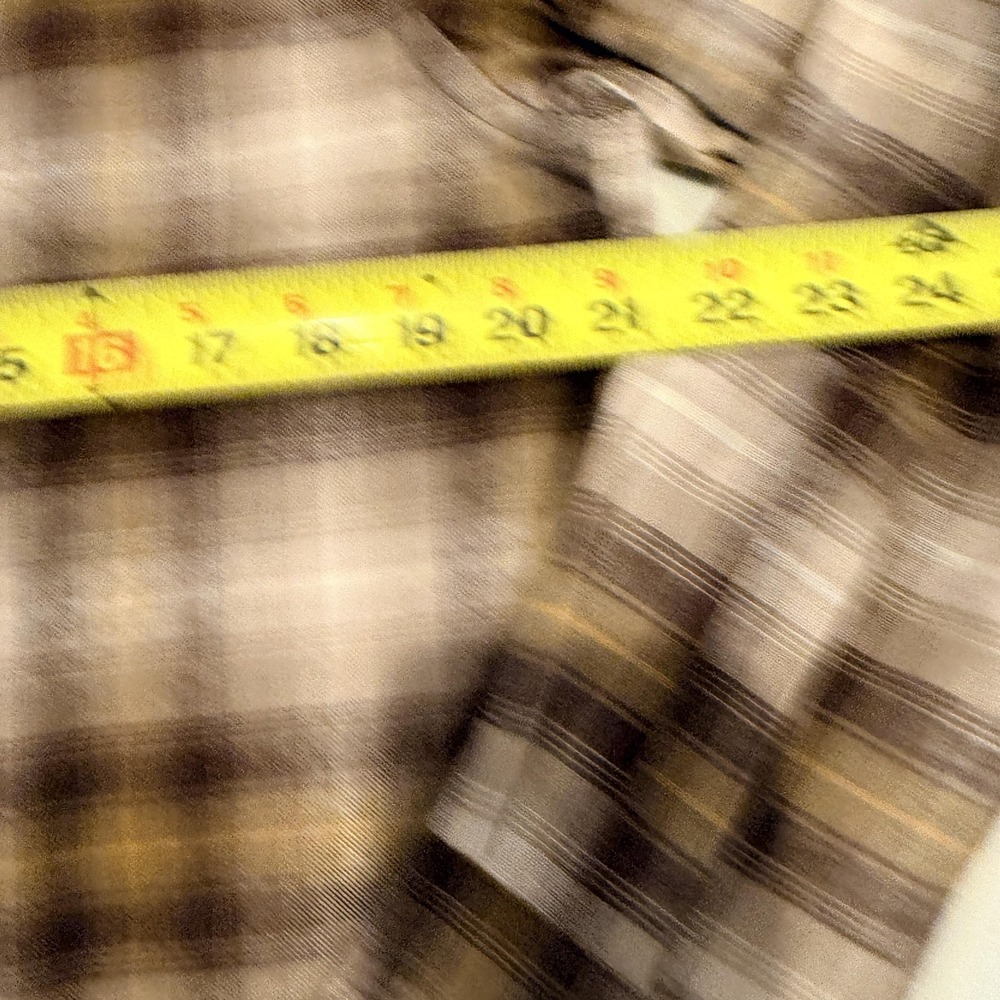 Pendleton Mason Shirt Mens S Brown Plaid Cotton Flannel Button Front lodge camp - Picture 7 of 12